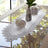 Caminho De Mesa Jolitex Veneza 0,40cmx1,50cm Branco Branco Lisa