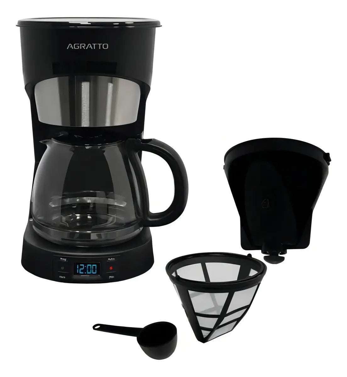 Cafeteira Programável Agratto Aroma Preta 220v Cor Preto Preto 220v