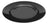 Sousplat Lyor Opala Preto Luxo Plástico 33cm Preto Liso