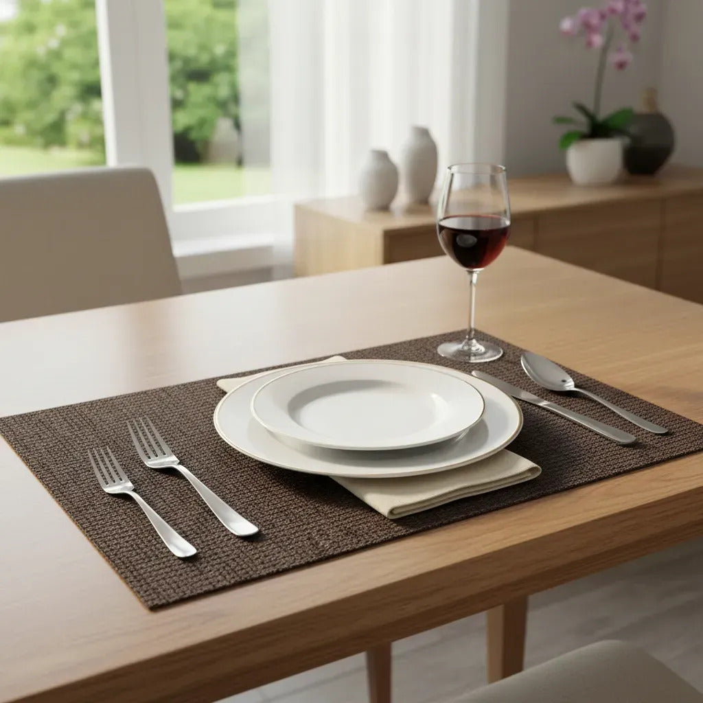 Lugar Americano Palace Marrom 30c Elegante - Lyor Marrom
