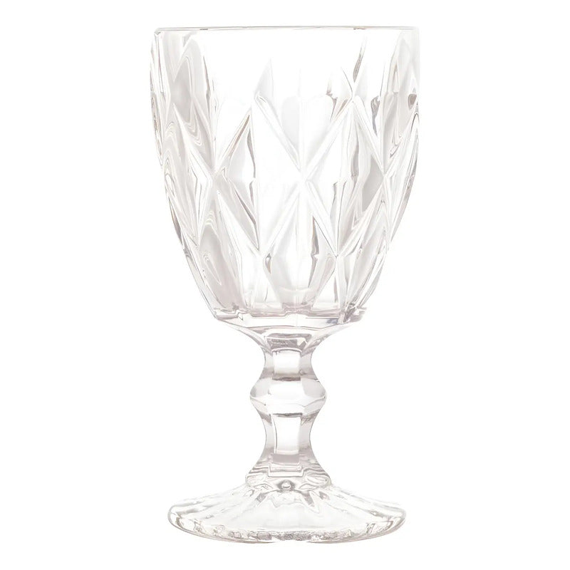 Jogo 6 Taças De Vidro 325ml Diamond Lyor 6473 Transparente