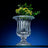 Lyor Renaissance Vaso Com Pé De Vidro 14 Cm Transparente