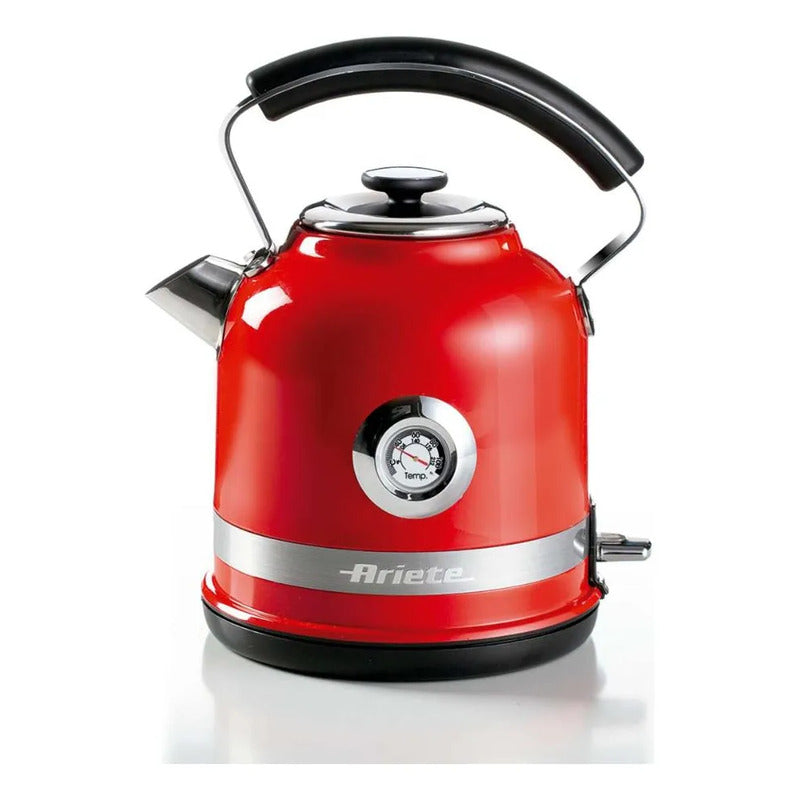 Chaleira Elétrica Ariete Moderna Vermelha 1,7l 1850w Vermelho 220v