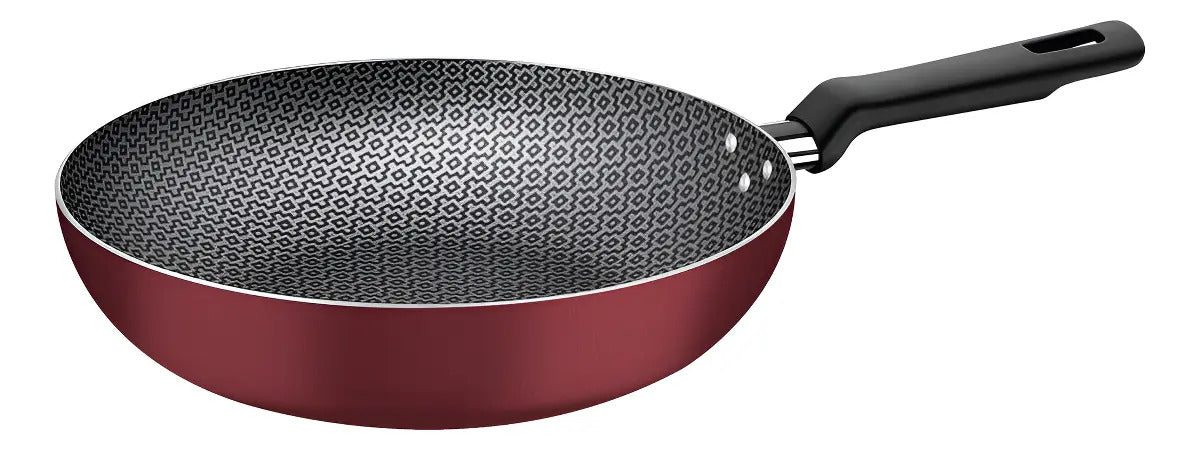 Frigideira Funda Antiaderente Tramontina 24 Cm Cor Grafite Preto