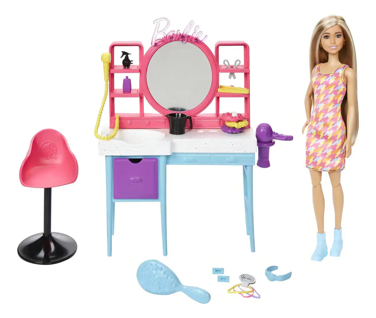 Barbie Totally Hair Salão De Beleza - Mattel