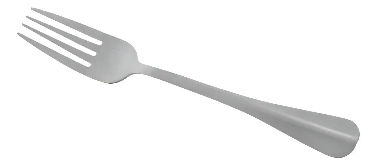 Conjunto 6 Garfos Para Mesas De Aço Inox Positano 20cm Lyor Cor Do Punho Prateado