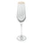 2 Taças Cristal Champagne 300ml Borda Dourada Taj Wolff Não Aplica