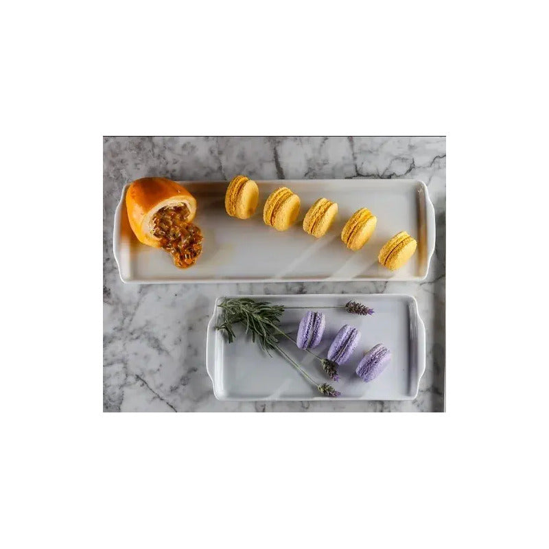 Bandeja Rocambole Germer Flat 35x17,5cm Branco