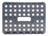 Banco Dobrável Lyor De Plástico Cinza 39cm