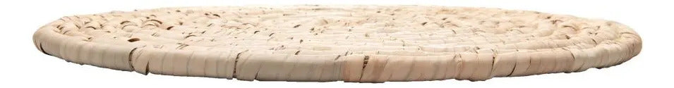Sousplat Lyor Braid De Fibra Natural 35cm Natural Liso