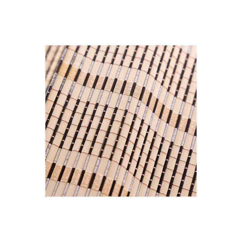 Kit Lugar Americano Bambu Esteira Cru E Preto 45x30cm Lyor