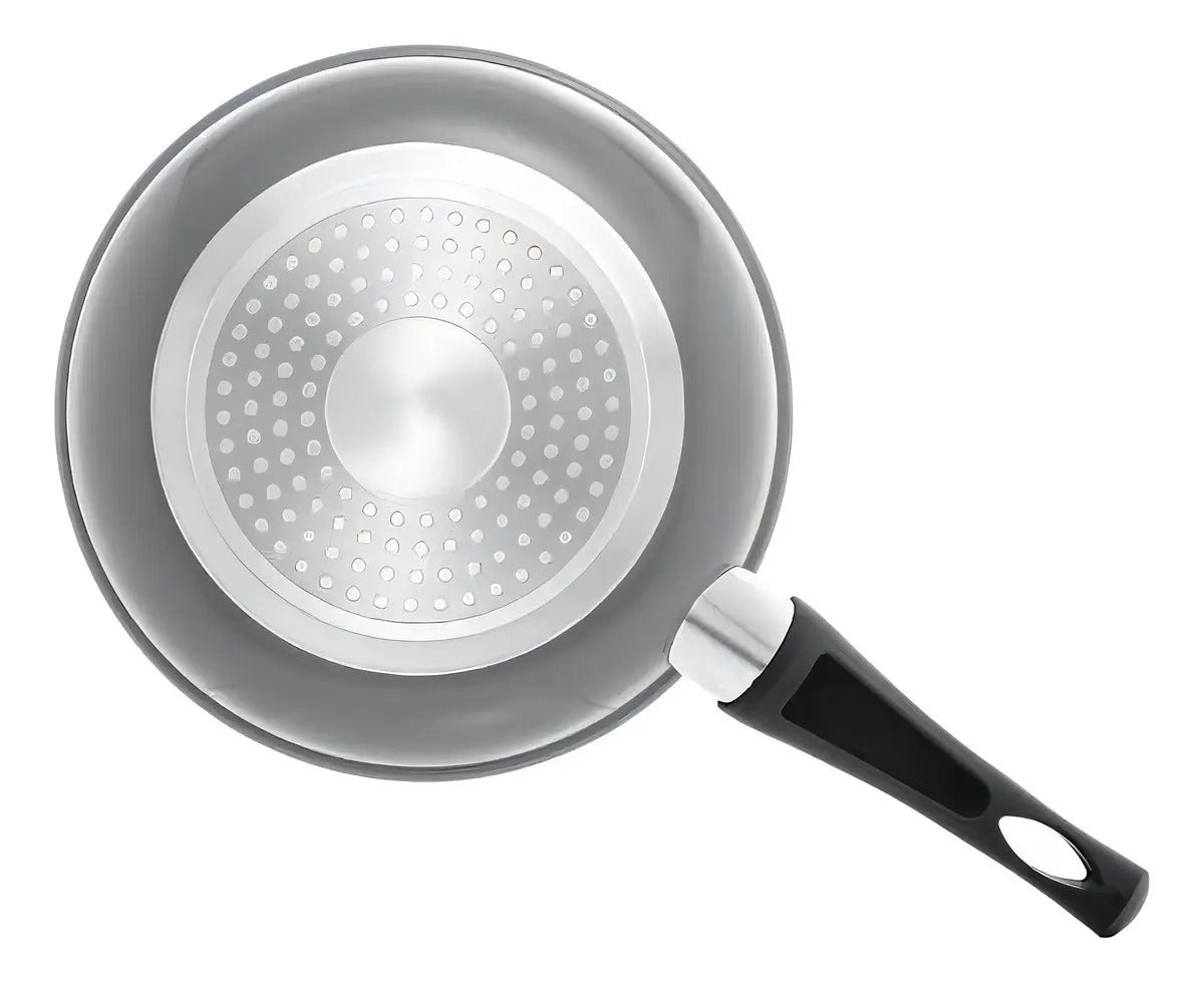 Frigideira De Indução Em Alumínio Cinza 20cm - Lyor Cinza