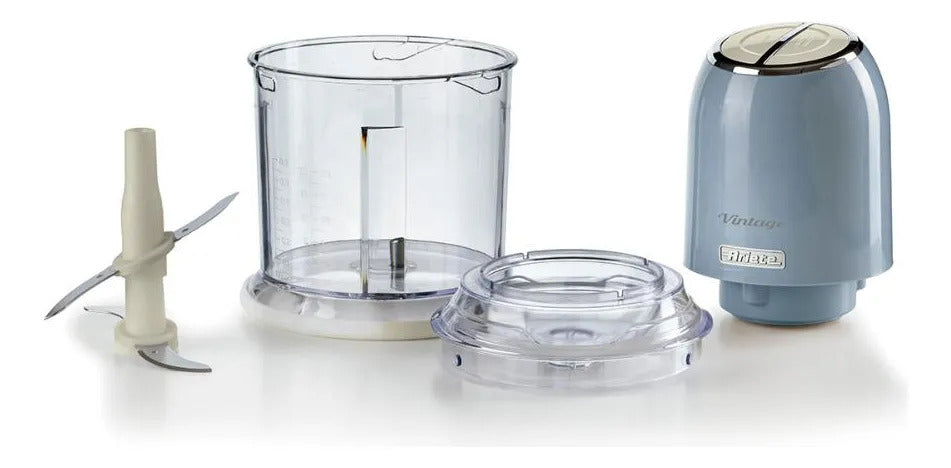 Triturador De Alimentos Ariete 438 Vintage Azul 400w Azul-claro 220v