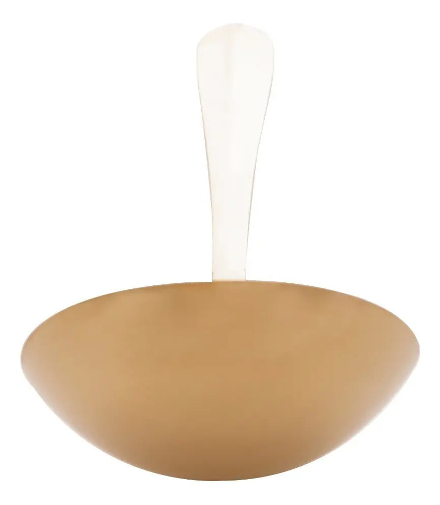 Concha Dourado Sopa Caldos Molho Aço Inox 33,5cm Lyor Dourado