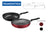 Frigideira Funda Antiaderente Tramontina 24 Cm Cor Grafite Preto
