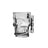 Kit 2 Canecas De Chopp De Vidro Caveira Rock Style 510ml Trasparente Caveirão
