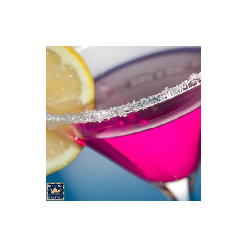 Jogo De Taças Para Martini Bohemia Gastro 280 Ml - 6 Peças Transparente