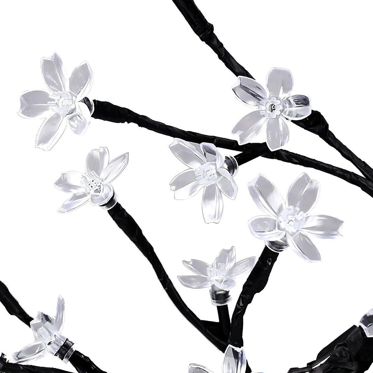 Cerejeira Árvore Decorativa 60cm 80leds Branco 8funções Branco 220v