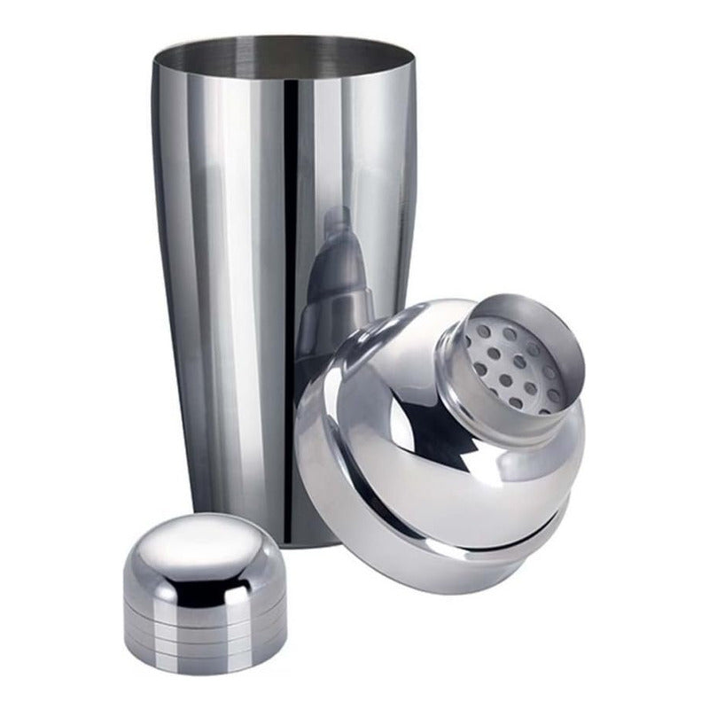 Coqueteleira Inox 750ml Cinza