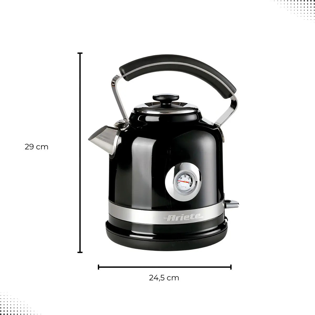 Chaleira Elétrica Ariete Moderna Preto 1,7 Litros 1850w 220v