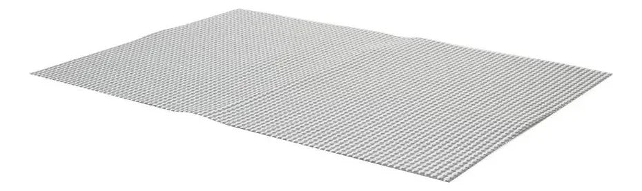 Lugar Americano Lyor Dotted De Pvc Cinza 45cm X 30cm Âmbar Dotted