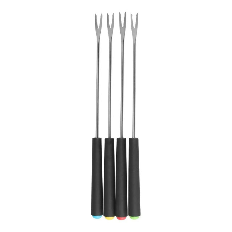 Aparelho Fondue 8 Pçs De Cerâmica Vermelho - Lyor Vermelho