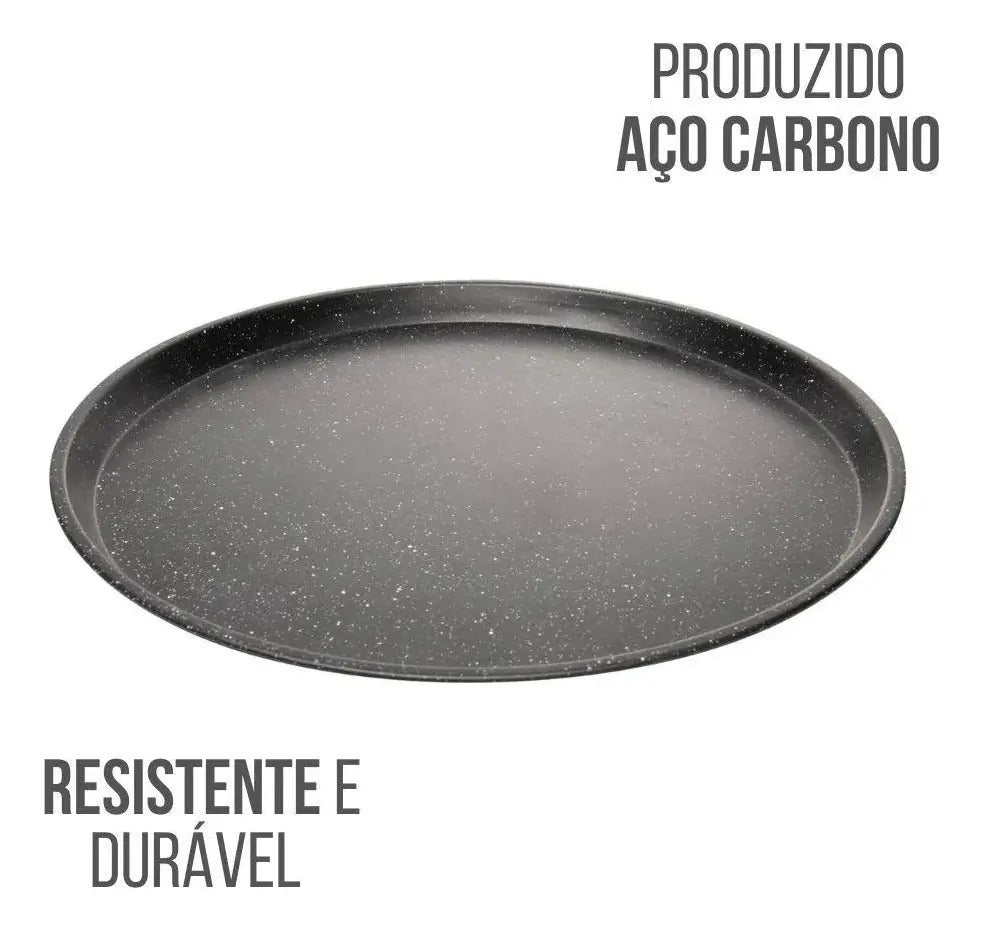 Assadeira Granilite 35,5cm X 2cm - Lyor Preto