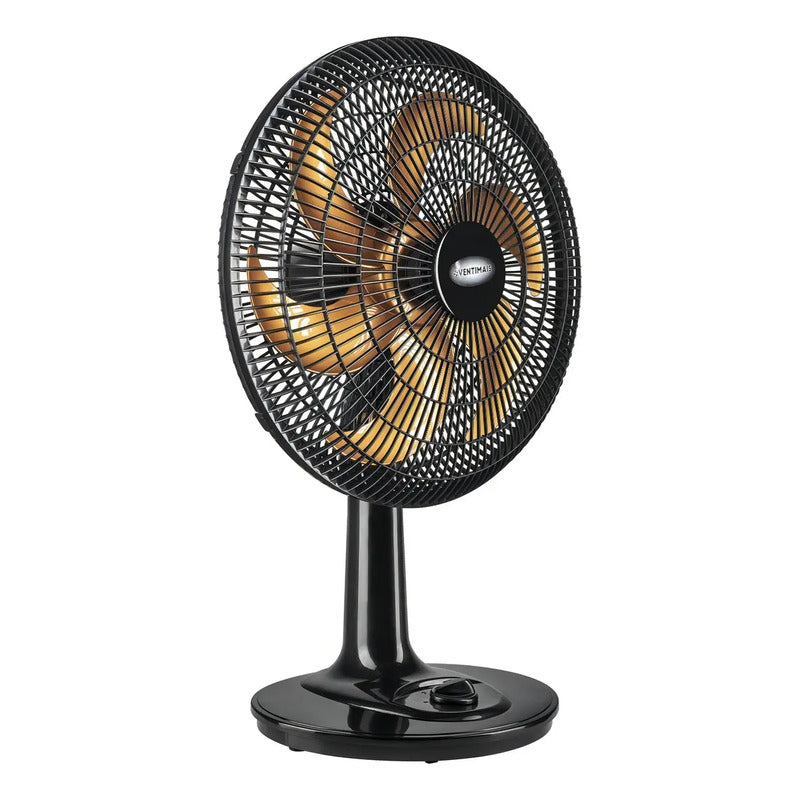 Ventilador De Mesa 40cm Turbo Preto/bronze Ventimais 220v 40 Cm 60 Hz Preto 220v Bronze Plástico 6