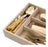Faqueiro 24 Pcs Bambu Aço Inox Dourado Bon Gourmet