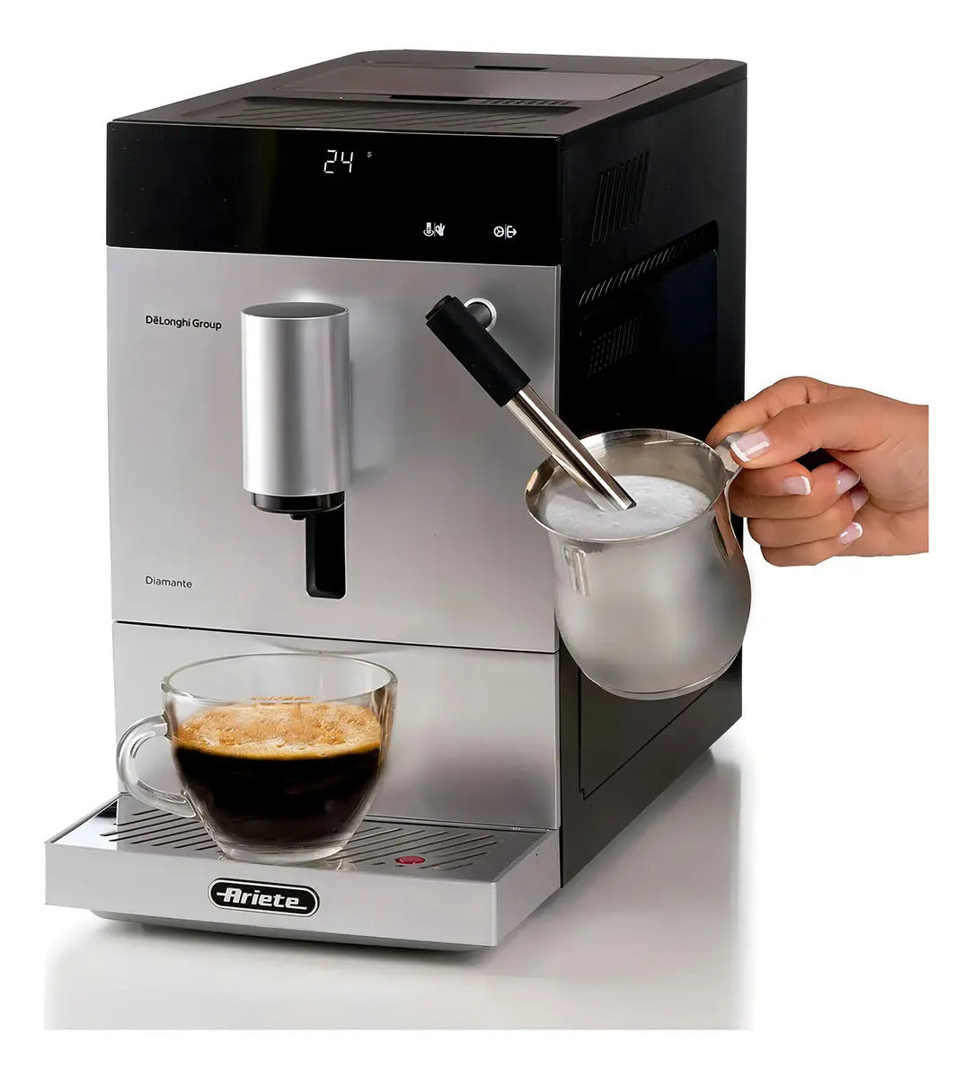 Máquina Café Espresso Ariete 1452 Diamante Automática Preto Preto 220v