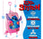 Mochila Lilo E Stitch De Rodinhas Maxtoy 3d Escolar Rosa Liso
