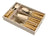 Faqueiro 24 Pcs Bambu Aço Inox Dourado Bon Gourmet