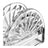 Porta Guardanapos De Cristal Sun Lyor 13cm X 4,5cm X 9cm