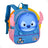 Mochila Disney Infantil Crianças Escola Rosto Stitch Azul Liso