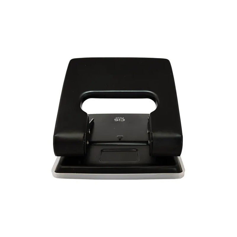Perfurador P-020 - 2 Furos - Furador De Papel - Cis Preto Redonda
