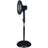 Ventilador Pedestal Coluna Pé Osc 30cm Turbo 220v Ventimais Preto Marrom-claro Plástico 6