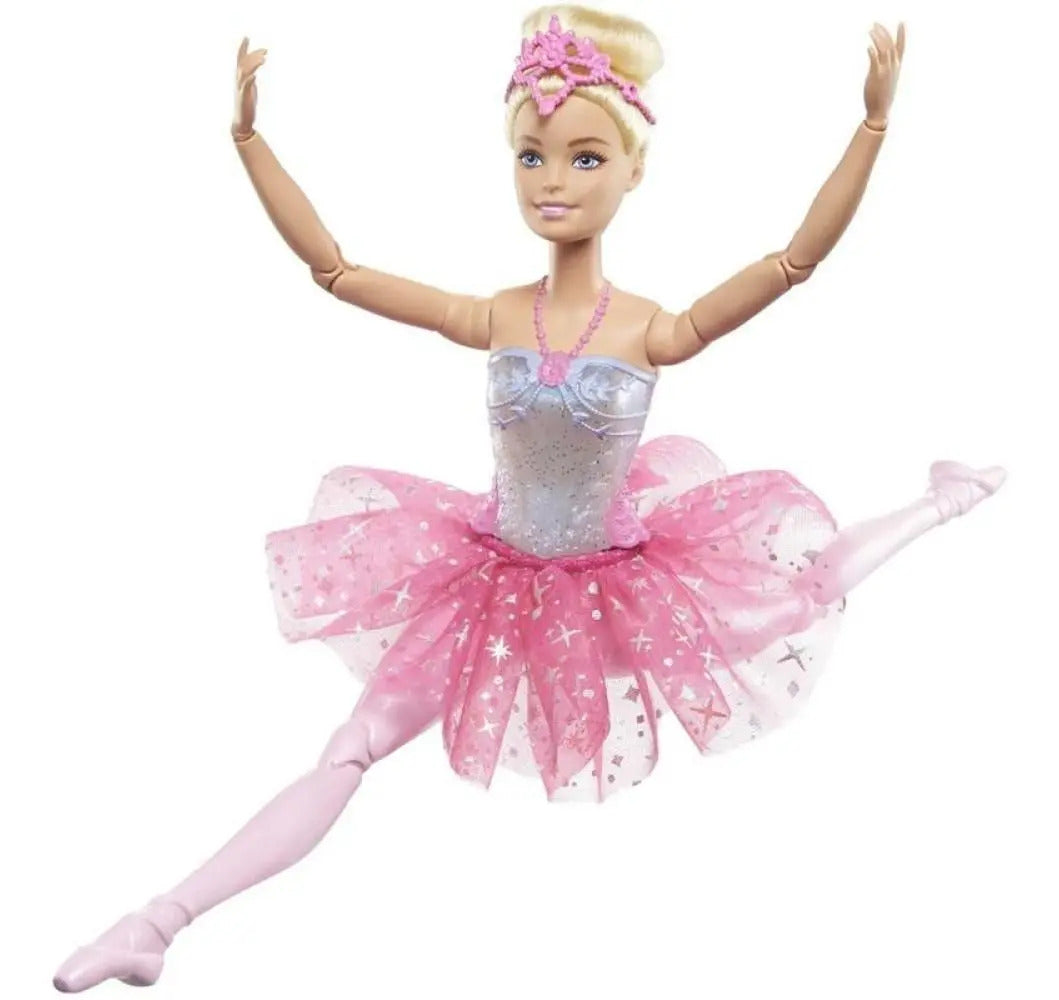 Boneca Barbie Bailarina Com Luzes Brilhantes Luxo Mattel