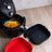Forma Quadrada De Silicone Para Air Fryer 20x7cm Preta Lyor
