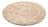 Sousplat Lyor Braid De Fibra Natural 35cm Natural Liso