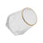 Cj 2 Copos De Cristal Baixos Taj Com Fio De Ouro Wolff 550ml