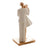 Escultura Decorativa De Família Em Resina Dourada  20cm Dourado