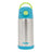 Garrafa Térmica Azul 400ml Bpa Free Com Canudo Buba Azul