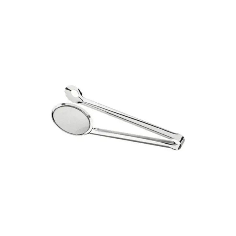 Escumadeira P/ Fritura C/pegador Inox Pastel Salgados Amarelo Claro
