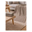 Manta Jacquard Decor 1.35 X 1.80m Caqui Vitalicia-bella & Co Cáqui Listras