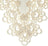 Caminho De Mesa Rendado Veneza Luxo Bege 40x180cm Jolitex Bege Liso