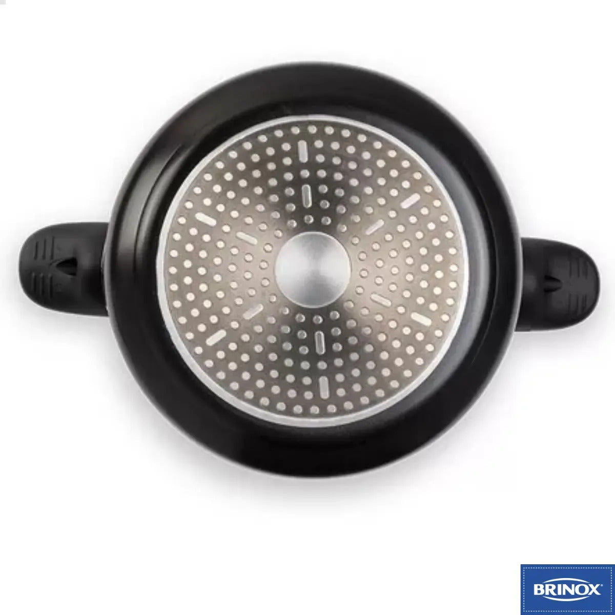 Panela De Pressão Brinox Pressure Indução Antiad. 5,4l Preta Cor Preto