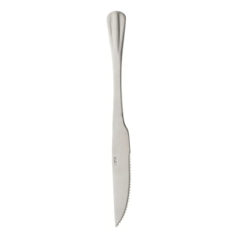 6 Facas Para Churrasco Lyor Positano De Aço Inox 23cm Dourado