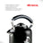Chaleira Elétrica Ariete Moderna Preto 1,7 Litros 1850w 220v
