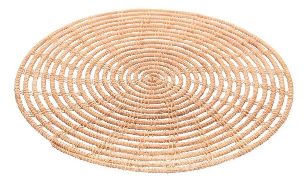 Lugar Americano Lyor Palm De Fibra Natural 35cm Natural