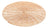 Lugar Americano Lyor Palm De Fibra Natural 35cm Natural